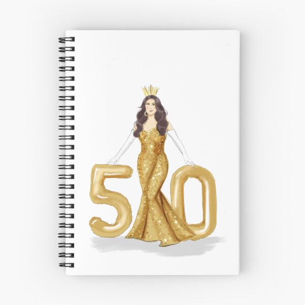 Item preview, happy 50th birthday, turning 50, 50 birthday, designed and sold by Meghaillustrat.