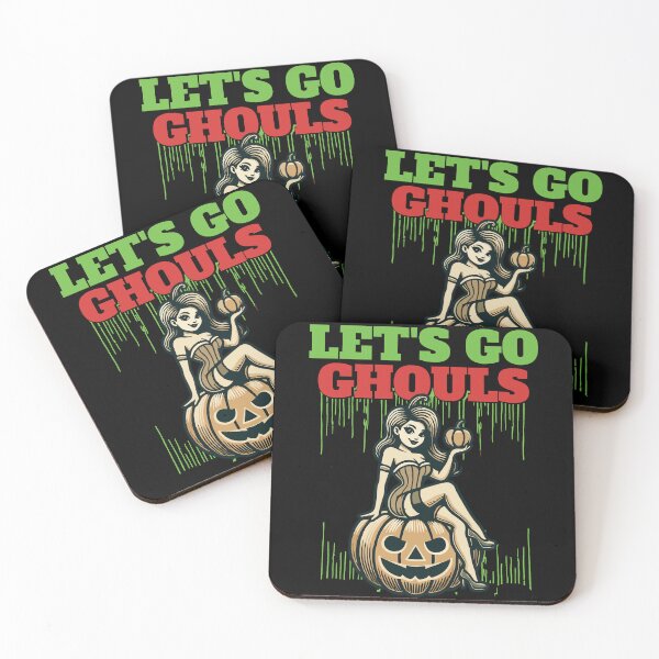 Item preview, Lets Go Ghouls Funny Halloween Girls designed and sold by LuminOrb.