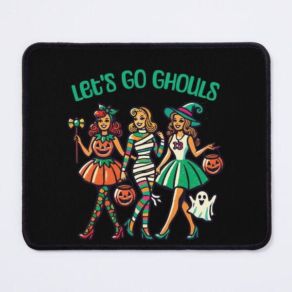 Item preview, Funny Halloween Girls Let's Go Ghouls designed and sold by LuminOrb.