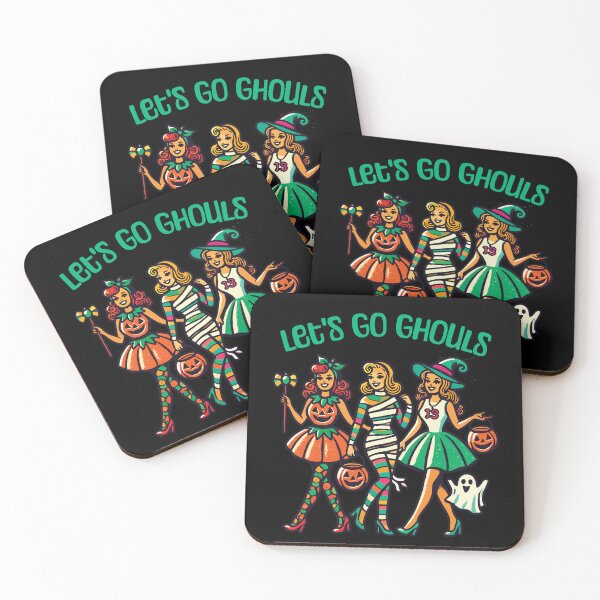 Item preview, Funny Halloween Girls Let's Go Ghouls designed and sold by LuminOrb.