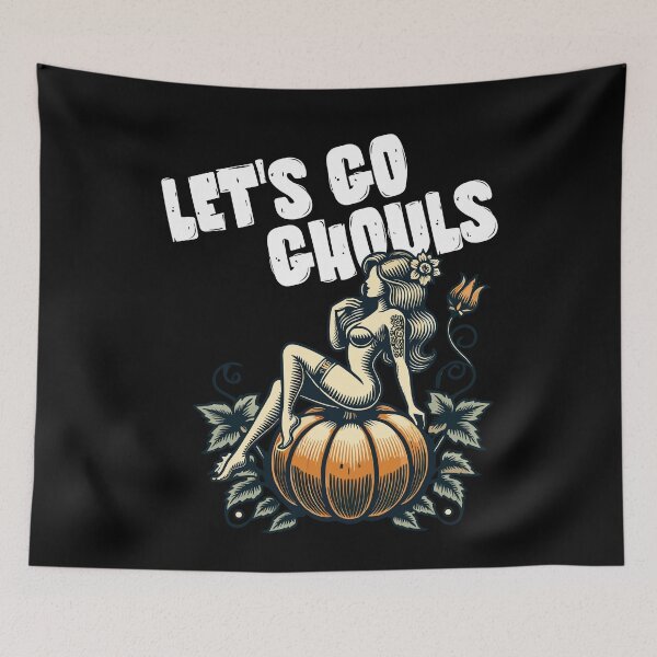 Item preview, Let's Go Ghouls Funny Halloween Girls designed and sold by LuminOrb.