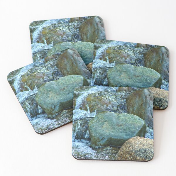 Item preview, River stream with rocks designed and sold by InezPhotography.