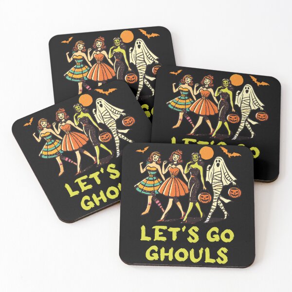 Item preview, Lets Go Ghouls Funny Halloween Girls designed and sold by LuminOrb.