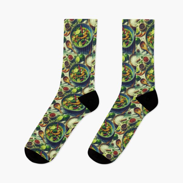Item preview, Green Curry Impressionism Art Style designed and sold by artofuniverse.