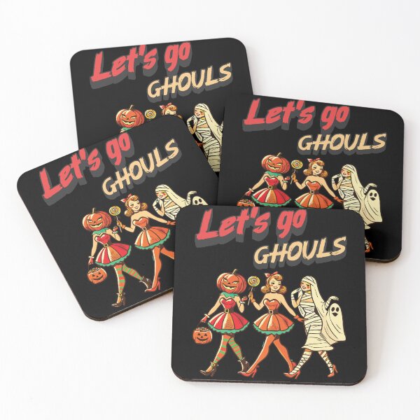 Item preview, Funny Halloween Girls Let's Go Ghouls designed and sold by LuminOrb.