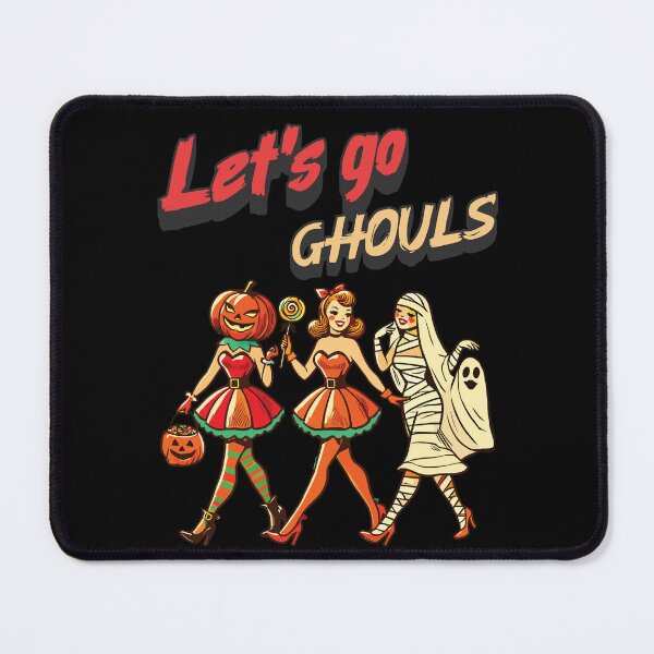 Item preview, Funny Halloween Girls Let's Go Ghouls designed and sold by LuminOrb.