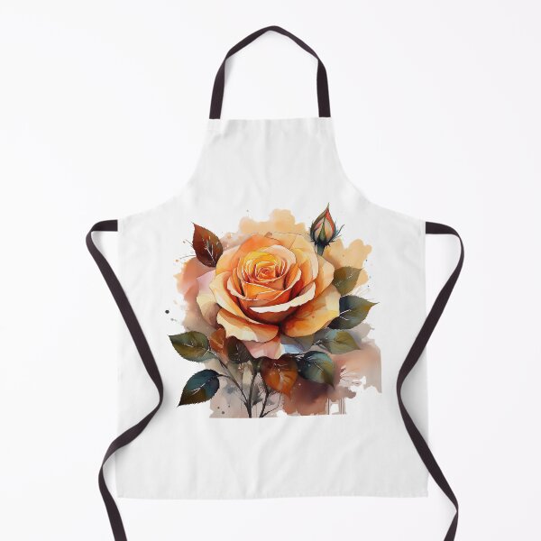 Item preview, Stunning Orange Rose Watercolour designed and sold by RaiyaTees.
