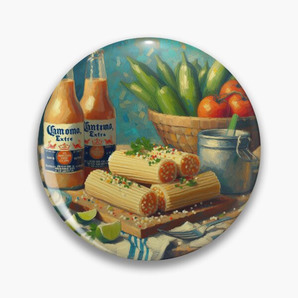 Item preview, Tamales Impressionism Art Style designed and sold by artofuniverse.