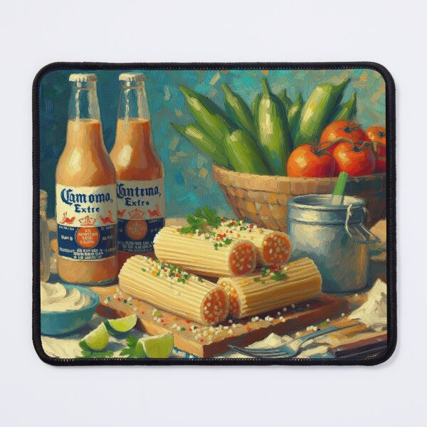 Item preview, Tamales Impressionism Art Style designed and sold by artofuniverse.