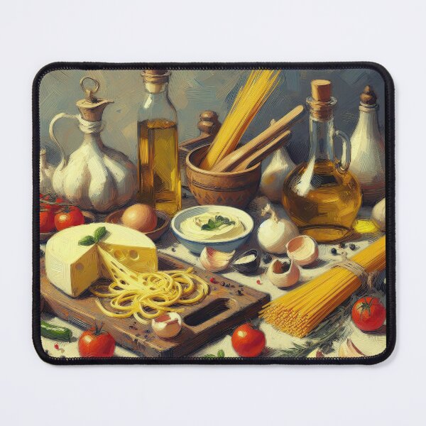 Item preview, Cacio e Pepe Impressionism Art Style designed and sold by artofuniverse.