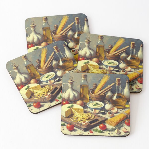 Item preview, Cacio e Pepe Impressionism Art Style designed and sold by artofuniverse.