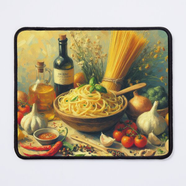 Item preview, Cacio e Pepe Impressionism Art Style designed and sold by artofuniverse.