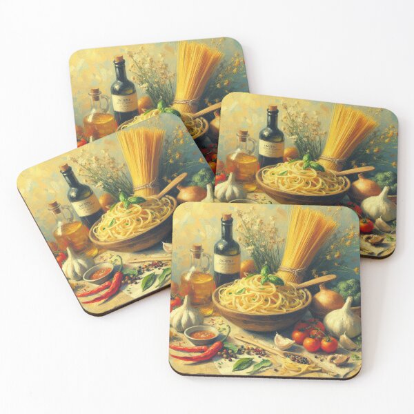 Item preview, Cacio e Pepe Impressionism Art Style designed and sold by artofuniverse.