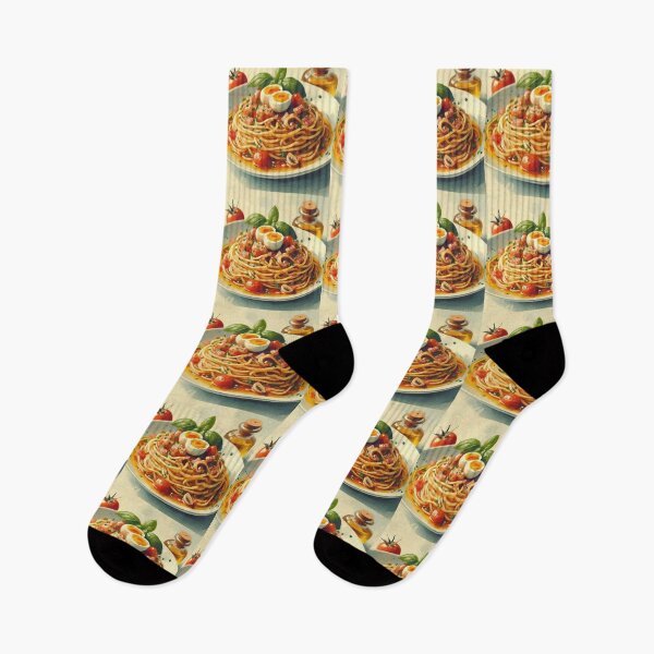 Artikelvorschau, Spaghetti Carbonara Impressionismus Kunststil entworfen und verkauft von artofuniverse.