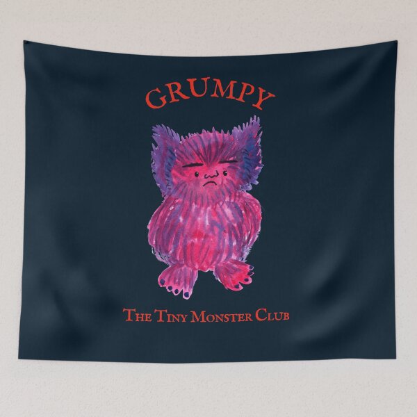 Item preview, Grumplekins - The Grumpy Yet Adorable Monster from The Tiny Monster Club - Jemma jamie skidmore designed and sold by Jemma Jamie Skidmore.