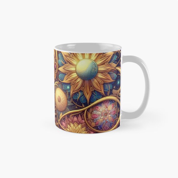 Item preview, A Cosmic Garden A Celestial Tapestry of Flowers designed and sold by TeslaSt0re.