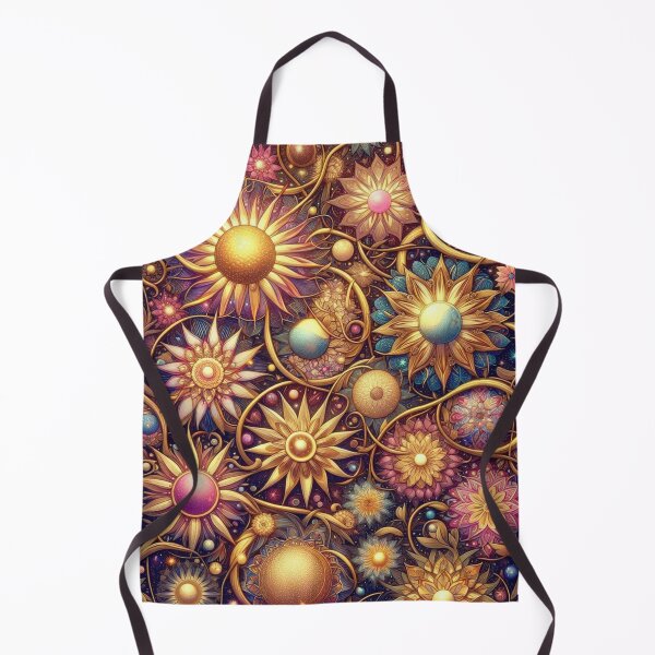 Item preview, A Cosmic Garden A Celestial Tapestry of Flowers designed and sold by TeslaSt0re.
