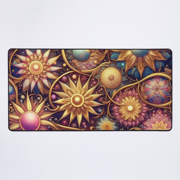 Item preview, A Cosmic Garden A Celestial Tapestry of Flowers designed and sold by TeslaSt0re.