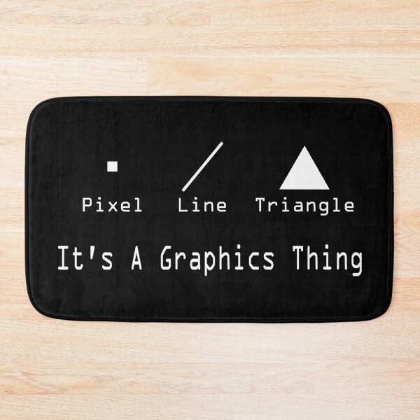 Item preview, Graphics Programming : The Building Blocks of Graphics (It's a Graphics Thing) designed and sold by Red Jacket Technologies.