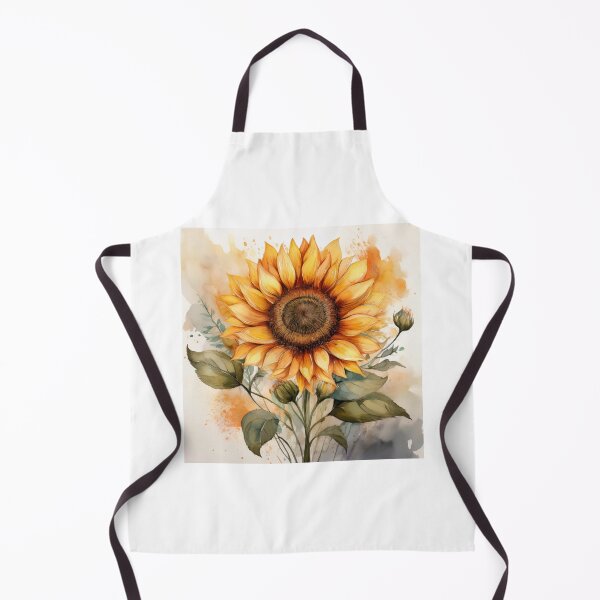 Item preview, Vibrant Sunflower Watercolour Art designed and sold by RaiyaTees.
