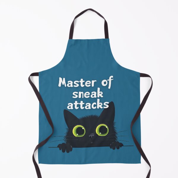 Item preview, Master of Sneak Attacks.. for Cat and Black Cat Lovers! designed and sold by Evie Gerontis.