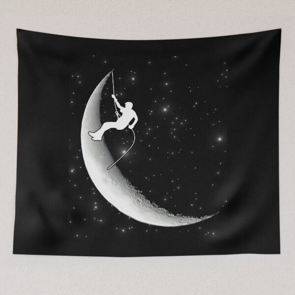 Item preview, climber on the moon designed and sold by MudMaster.