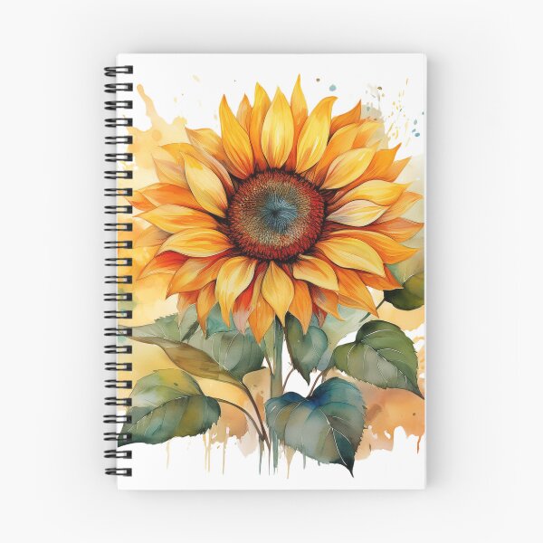 Item preview, Bright Watercolour Sunflower Art designed and sold by RaiyaTees.