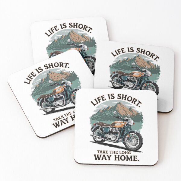 Item preview, Life is short. take the long way home. designed and sold by Jungle Mantis.