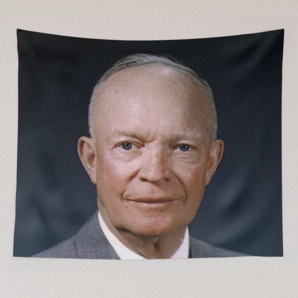 Item preview, Dwight Eisenhower American President Sticker designed and sold by Teetans.