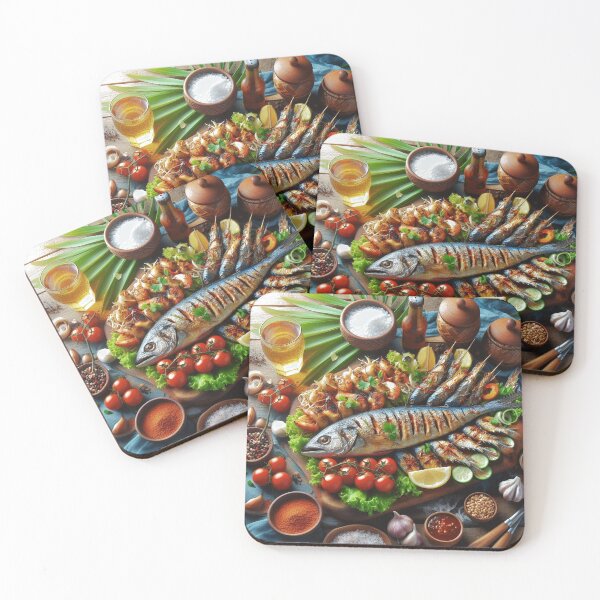 Item preview, Grilled fish from Mayotte designed and sold by FoxinhoSoumaila.