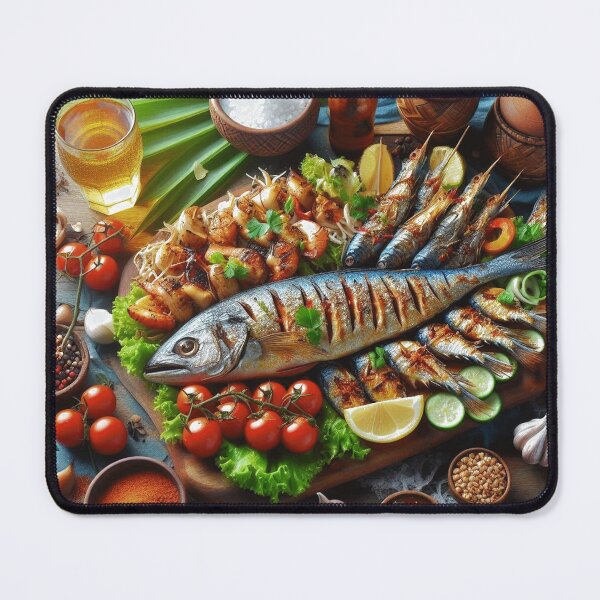 Item preview, Grilled fish from Mayotte designed and sold by FoxinhoSoumaila.