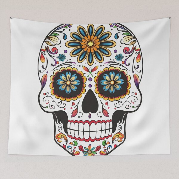 Item preview, Day of the Dead Skull 232 designed and sold by AstroRisq.