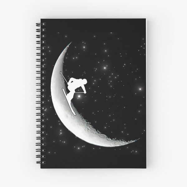 Item preview, skier on the moon designed and sold by MudMaster.