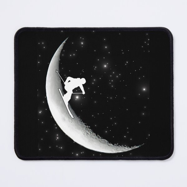 Item preview, skier on the moon designed and sold by MudMaster.