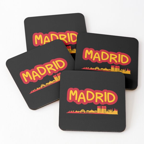 Item preview, MADRID Typography Minimalist City Silhouette Design designed and sold by Colorful-Garden.