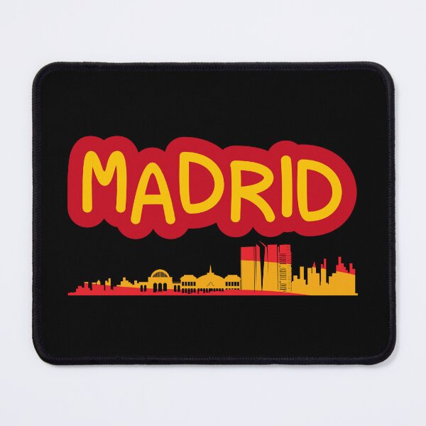 Item preview, MADRID Typography Minimalist City Silhouette Design designed and sold by Colorful-Garden.