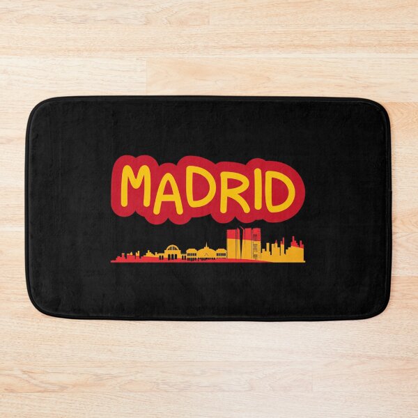 Item preview, MADRID Typography Minimalist City Silhouette Design designed and sold by Colorful-Garden.