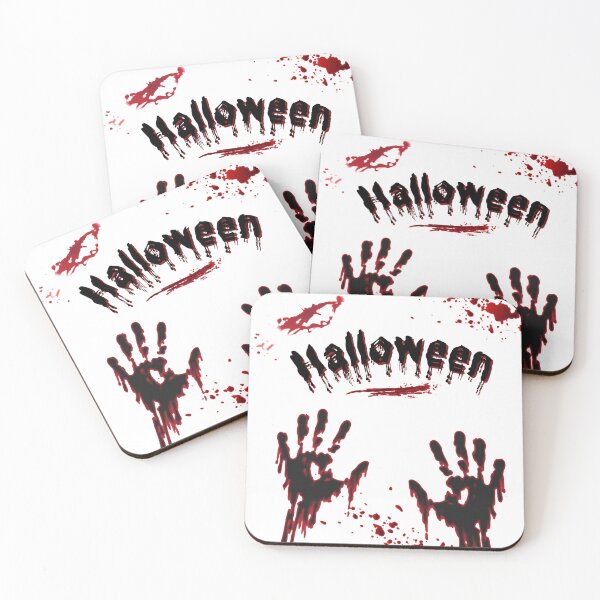 Item preview, Curiosos rastros de sangre y asesinatos en Halloween designed and sold by BlissThreads.