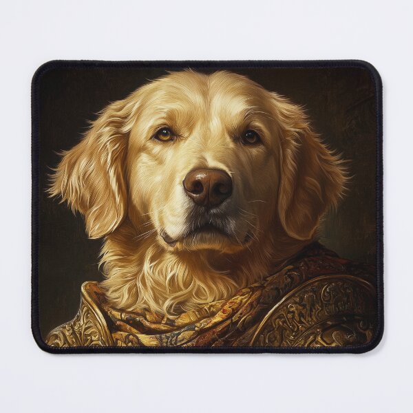 Item preview, Golden Retriever Templar designed and sold by WillmanArt.