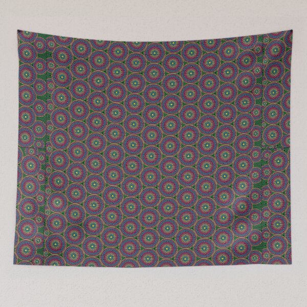 Item preview, Ramanujan 9 Beehive in Stereo Purple - Tesselation designed and sold by made-with-maths.