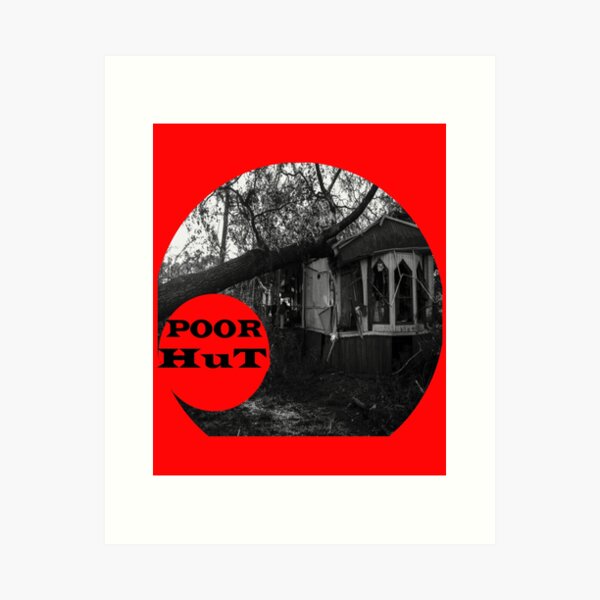 Item preview, Hut Demolished By A powerful Hurricane Funny designed and sold by Nicelyshop.