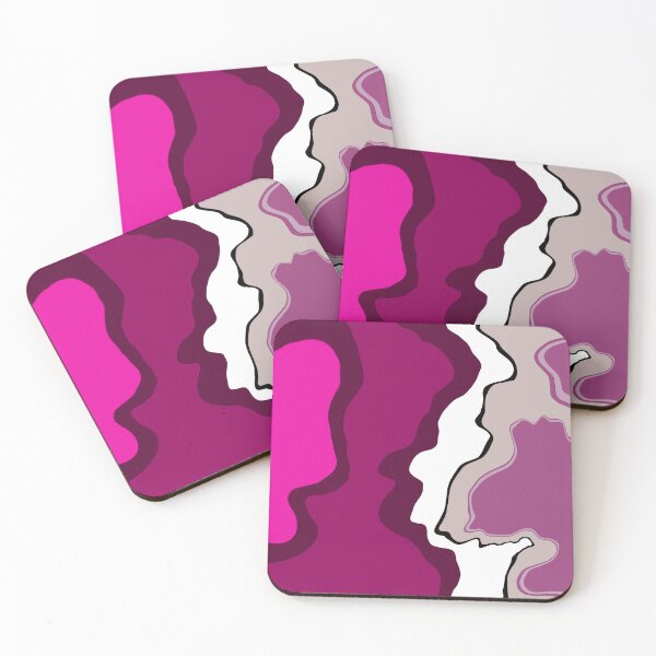 Item preview, Preppy Pink Swirls Liquid Swirl Abstract Pattern 60s Style 1 of 4 designed and sold by Beachy.