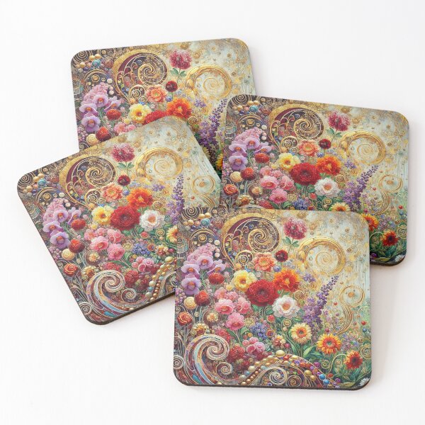 Item preview, Klimt Flower Garden designed and sold by maniacfitness.