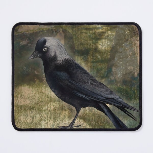 Item preview, Jackdaw Corvid Gothic Wildlife Crow Forest designed and sold by SoulscapeStudio.