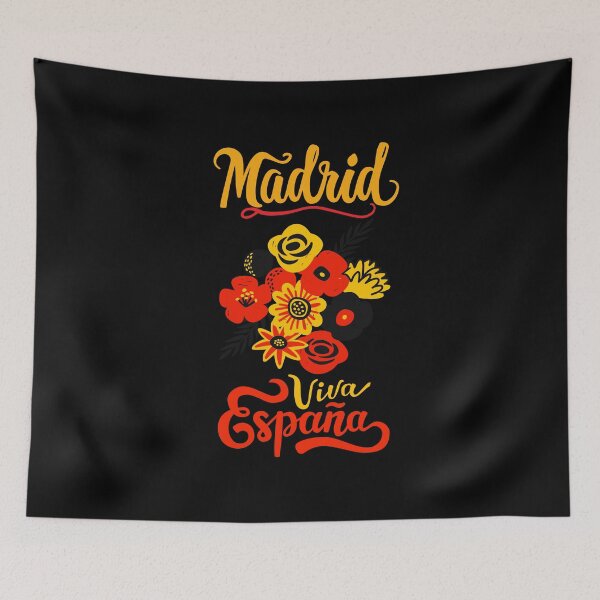 Item preview, MADRID Typography Minimalist City Silhouette Design designed and sold by Colorful-Garden.