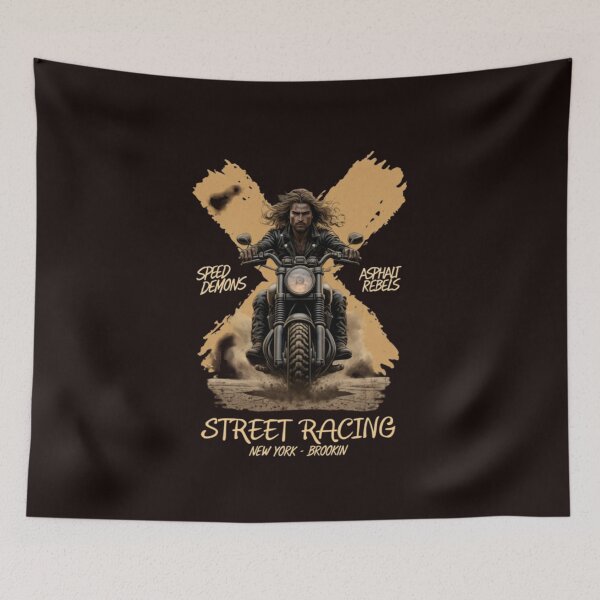 Item preview, Motorcyclist With Flowing Hair  designed and sold by Aise06.