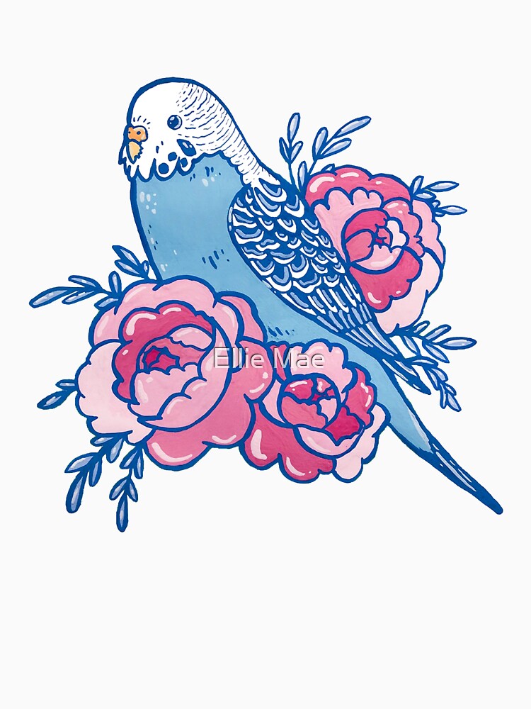 Pastel Budgie by MercuryMae