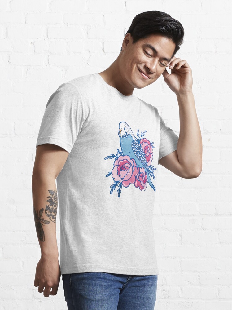 Alternate view of Pastel Budgie Essential T-Shirt
