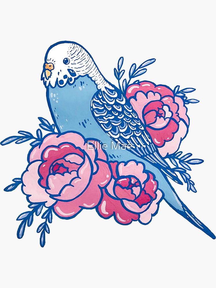 Pastel Budgie by MercuryMae