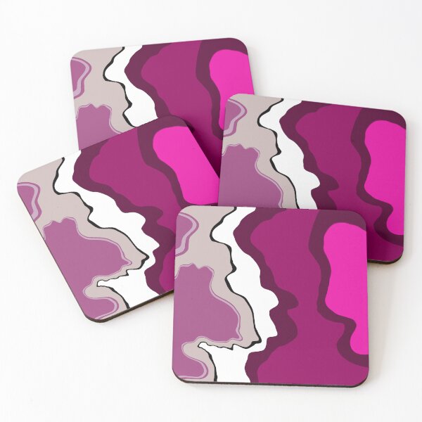 Item preview, Preppy Pink Swirls Liquid Swirl Abstract Pattern 60s Style 2 of 4 designed and sold by Beachy.